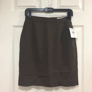 NWT wool A-line skirt